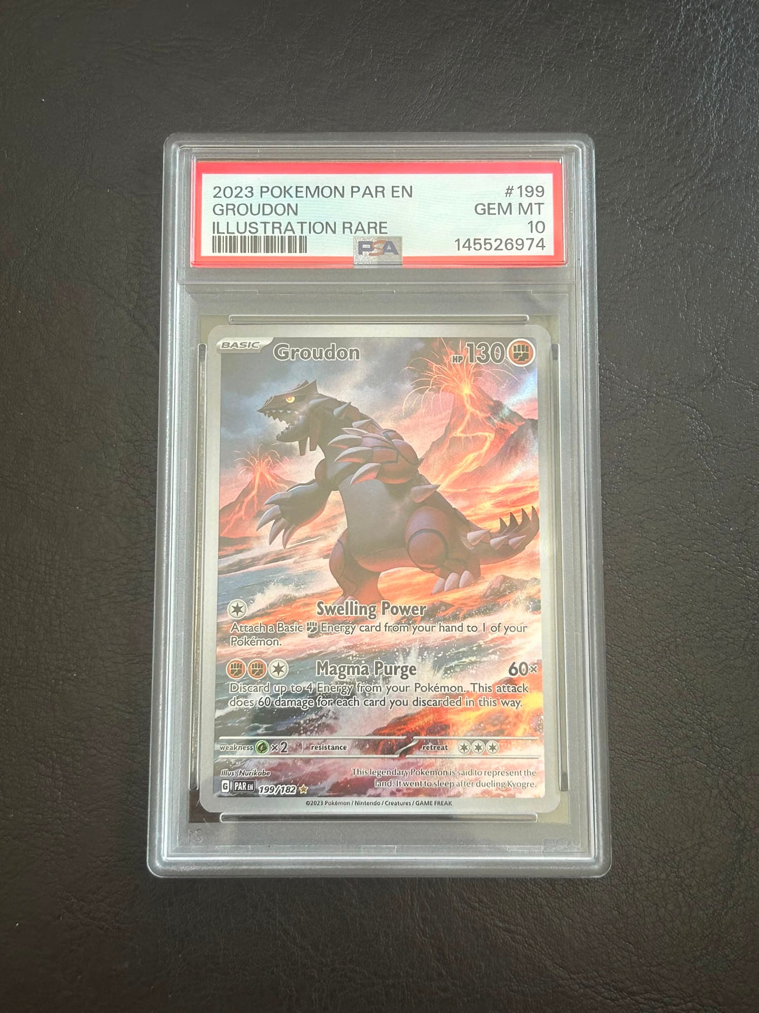 Groudon Paradox Rift 199/182 PSA 10